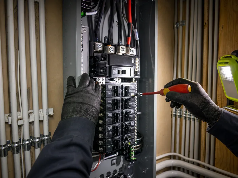 Entrée électrique 200 ampères installée par un électricien à Candiac